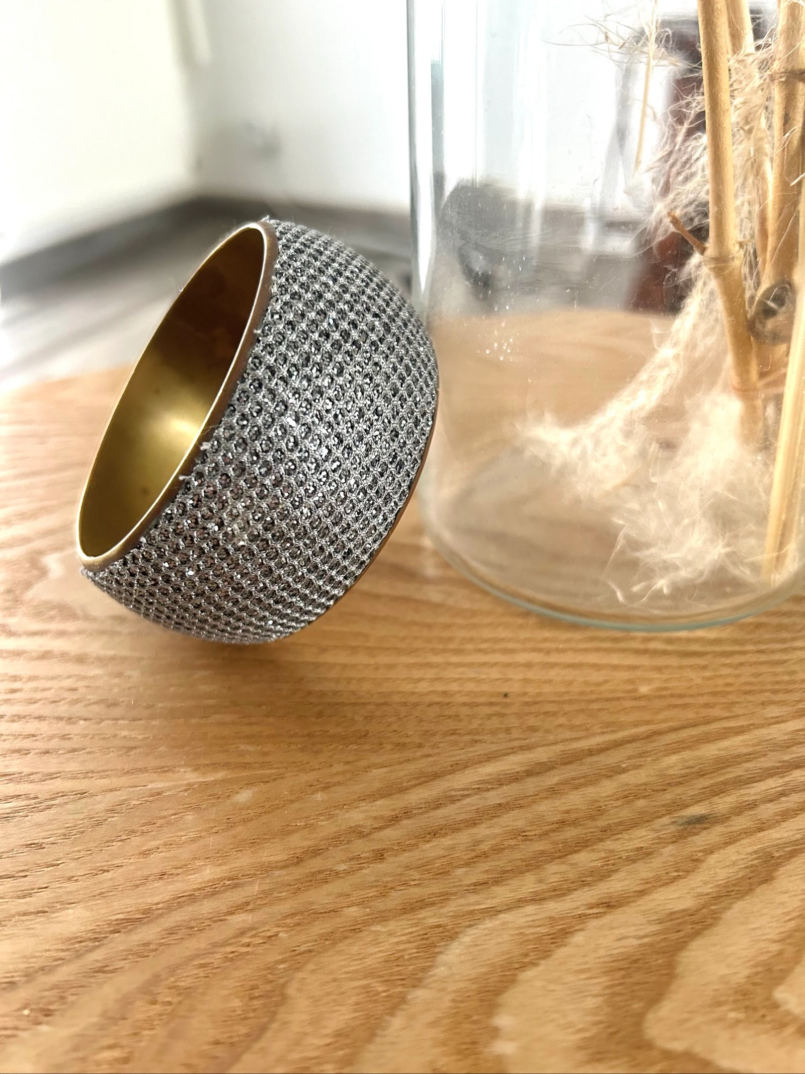 Pulseira azul com glitter para colocar – photo 4